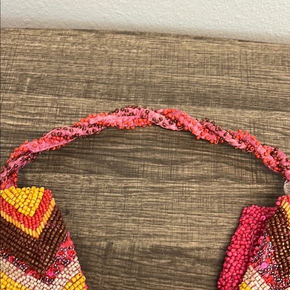 Boho Beaded Bag 🧡💛🤎 - Picture 6 of 11
